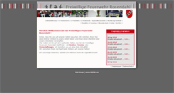 Desktop Screenshot of feuerwehr-rosendahl.de