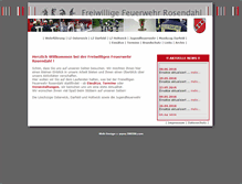 Tablet Screenshot of feuerwehr-rosendahl.de